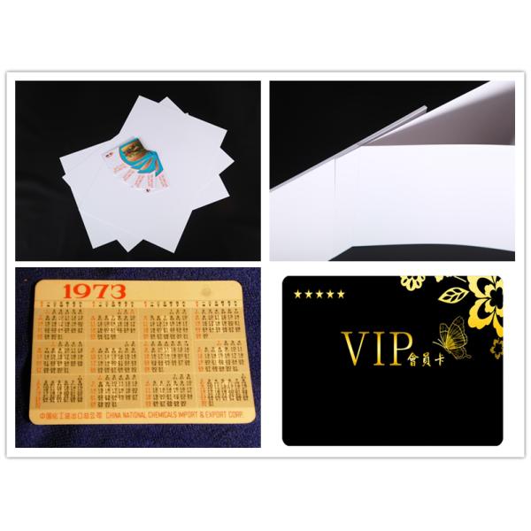 Excellent Ink Adhesion Printable Pvc Sheets For Plastic Card Making