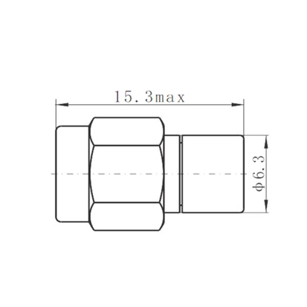 0.5 Watts DC - 40GHz RF Termination Load K2.92mm Male Chip Resistor