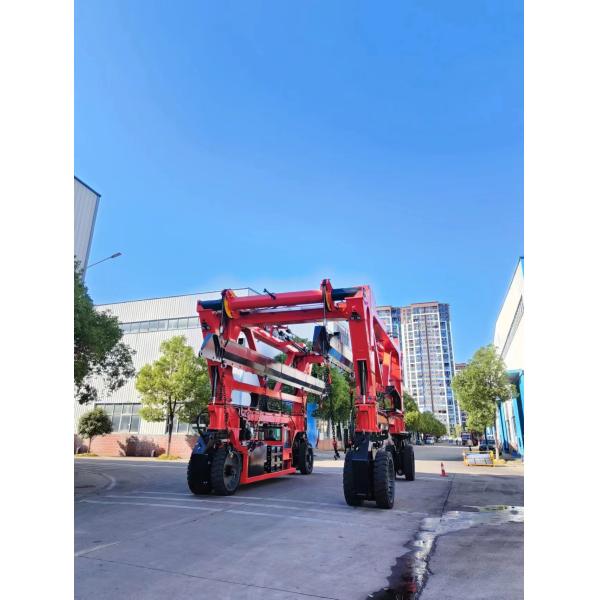 60T Shipping Industrial Straddle Carrier System For Oversized Loads