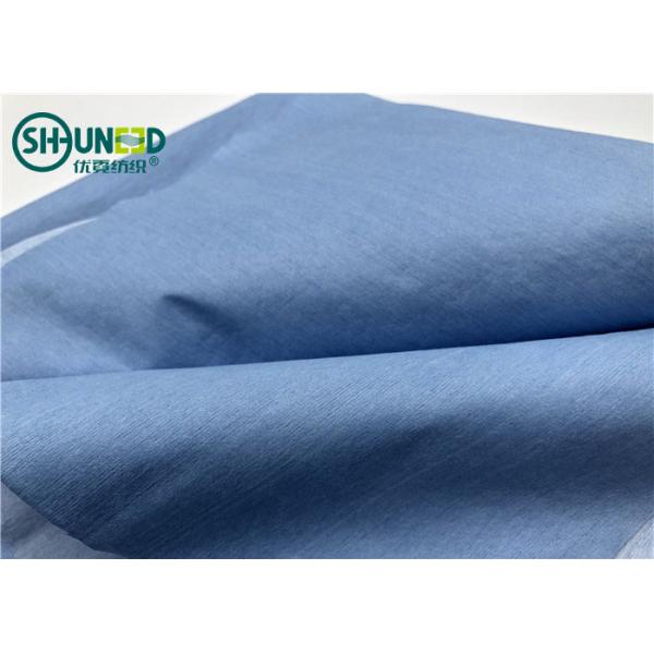 One Layer Woodpulp Nonwoven Compound One Layer Polyester Waterproof For Hospital Covering Cloth