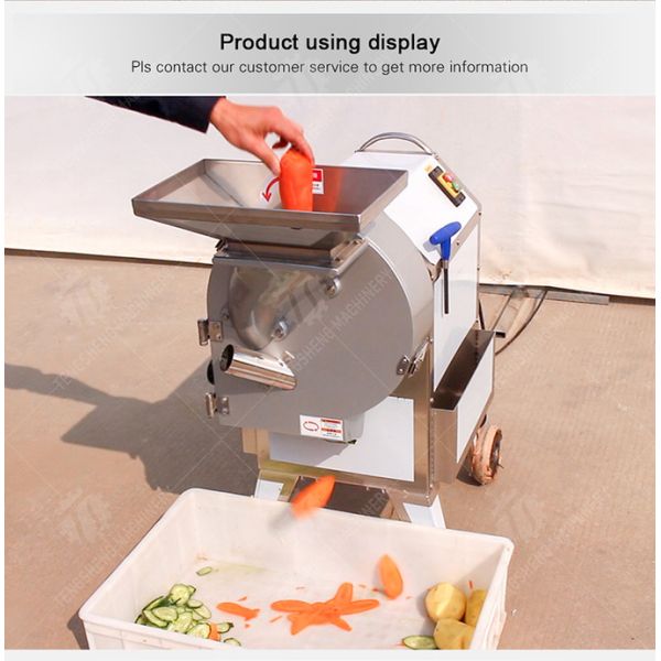 Ginger Pineapple Dual Feeding Inlet Vegetable Processing Machine Connectable SS