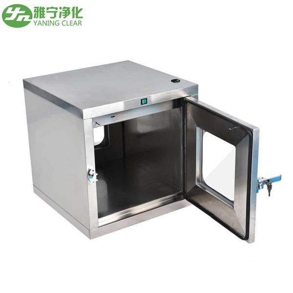 Stainless Steel Static Type Clean Room Pass Through Box / Transfer Window