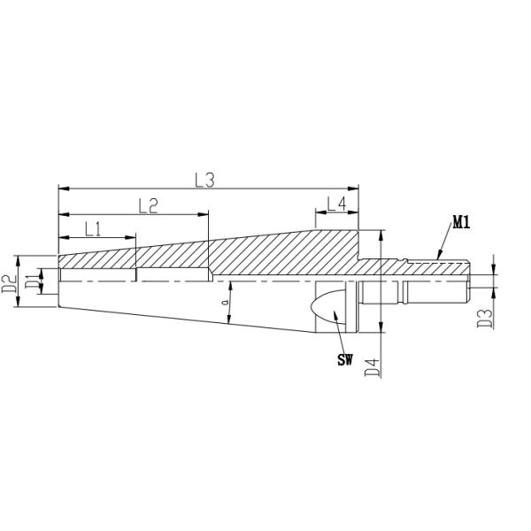 20Crnimol Material CNC Cutting Tools Shrink Fit Chuck With Good Coating of DM-SR
