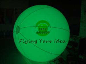 China 2m PVC Inflatable Advertising Lighting Balloon Crowded Throw For Celebration Day on sale