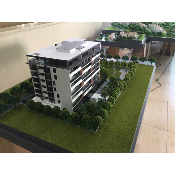 Acrylic Plastic Residential Building Model For Real Estate Display 1 . 2 * 1M
