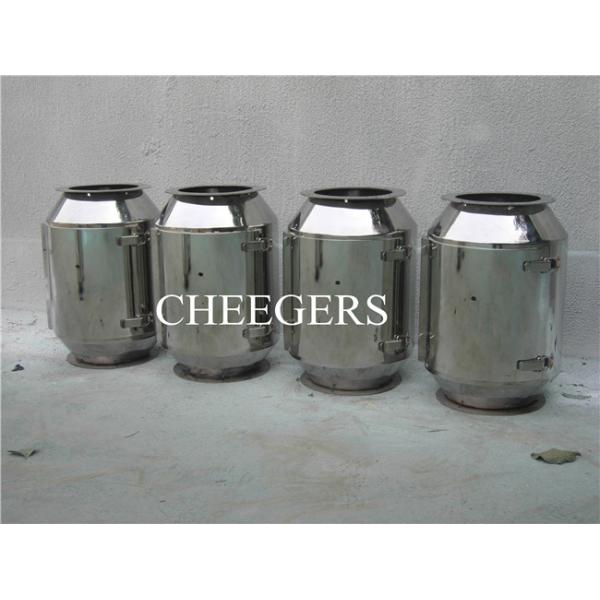 Bullet Magnetic Separator Machine DN250 5000 Gauss SS304L