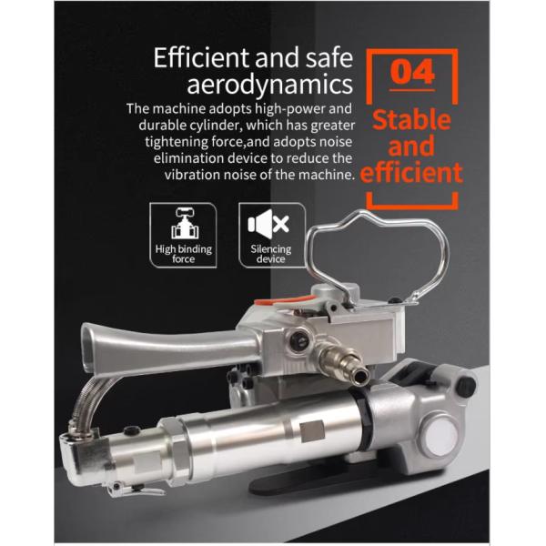 14.4V Handheld Pneumatic Strapping Tool Plastic Band Strapping Machine Use PP PET