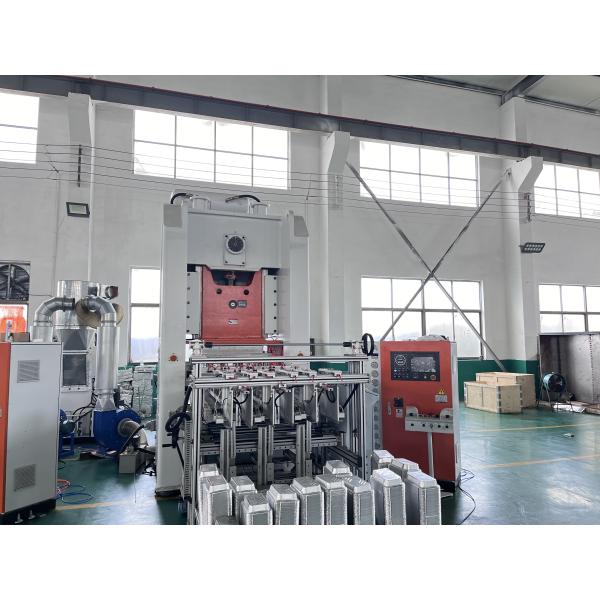 Mitsubishi PLC Automatic 80 Tons Aluminum Foil Tray Making Machine
