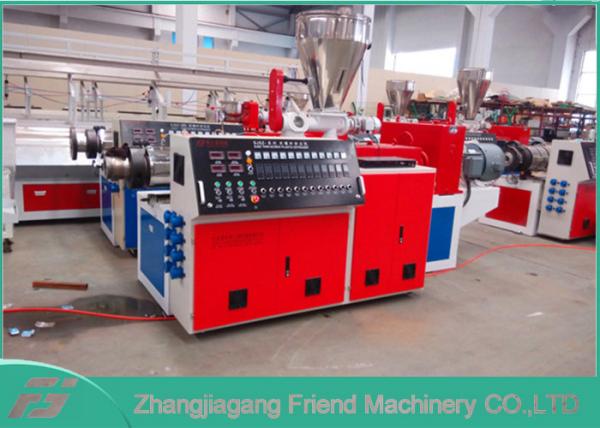 Buy Simple Operation Plastic Extruder Machine Conical Twin Screw Extruder at wholesale prices
