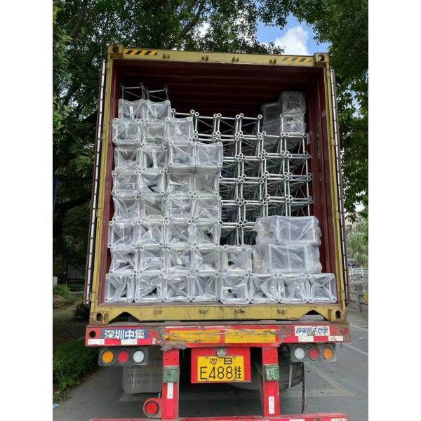 Portable 300x300mm Line Array Truss Lift Tower For Speaker Display
