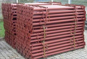 Quality Scaffolding Steel Props from China supplier, painted prop shoring for slab formwork for sale