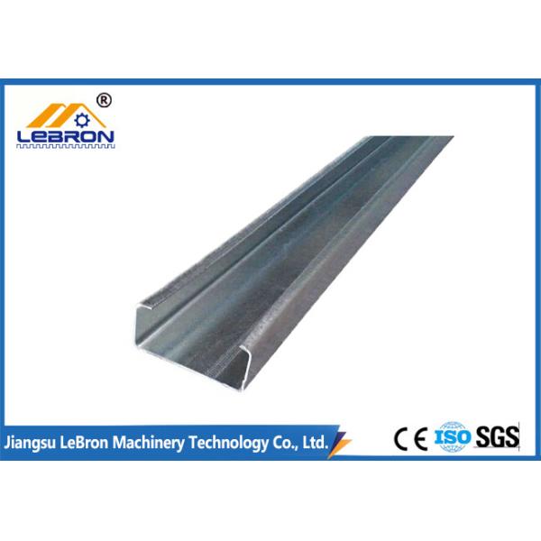 CNC Control Automatic C Purlin Roll Forming Machine Hydraulic Cutting 10-15m/min