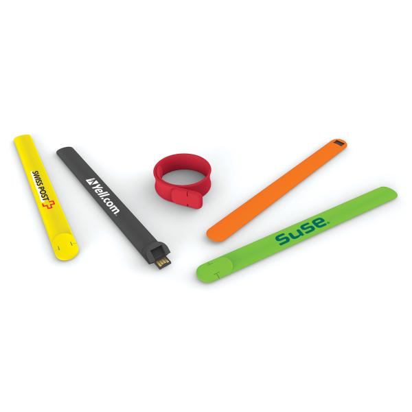 OEM ODM Silicone Wristband USB 2.0 Flash Drive 128GB UDP Flash 10MB/S