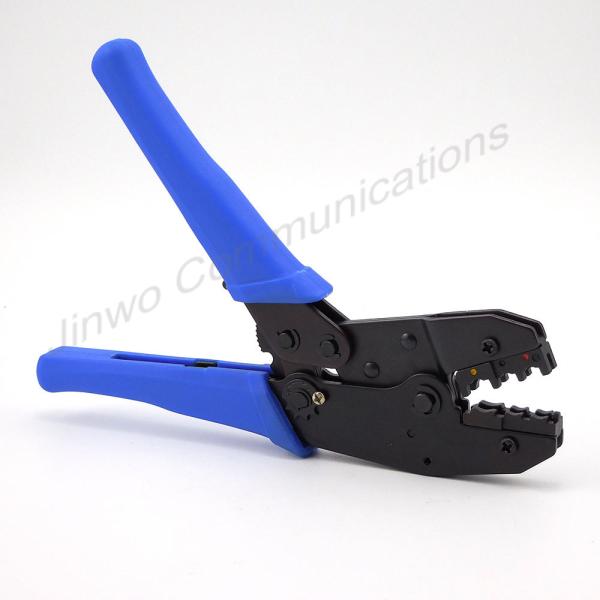 8 Inch Yellow Electrical Wire Crimping Tool Copper Ethernet Cable Crimper