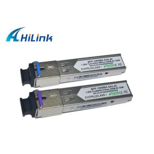 Metal Enclosure Simplex SFP Transceiver Module , Cisco Compatible SFP Modules