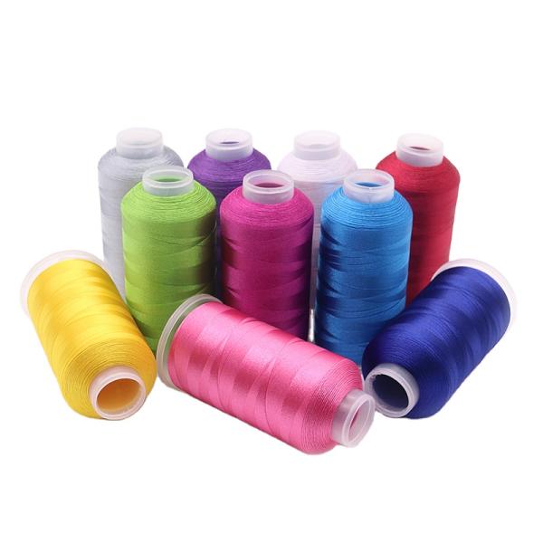 5000Y Length 120D/2 120g Sewing Machine 100% Polyester Wire Embroidery Thread for Gingko