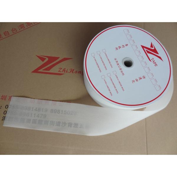 Transparent Nylon Fastening Tape With Silk Screen Logo