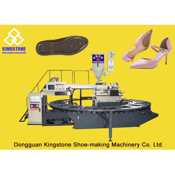 High Heel Soles Vertical Plastic Injection Moulding Machine Mono Color