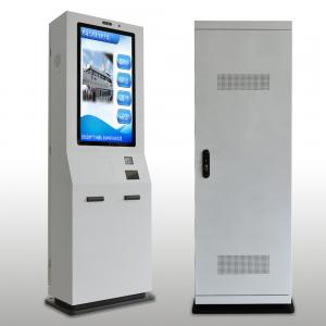 China Outdoor Smart Parking Lot Payment Machine Kiosk With Barcode Scanner And Camera on sale