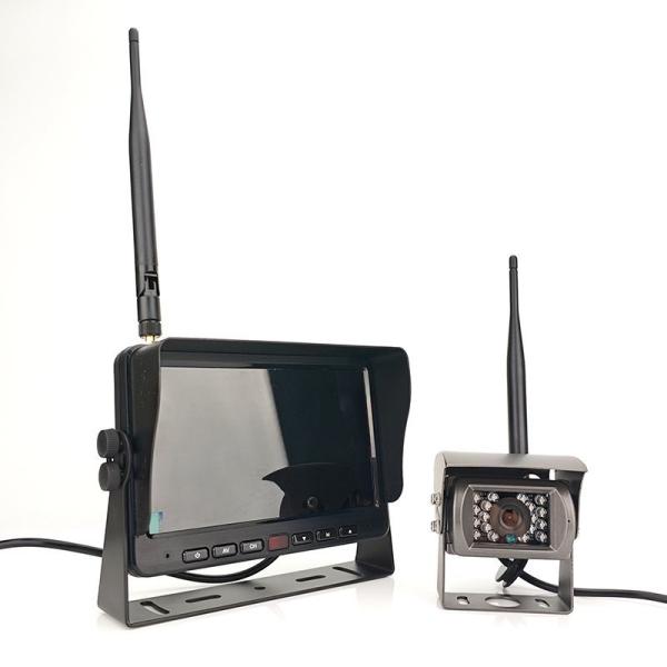 1080P Wireless Magnetic Backup Camera IP67 Rear View Monitor System 2412MHZ - 2484MHZ