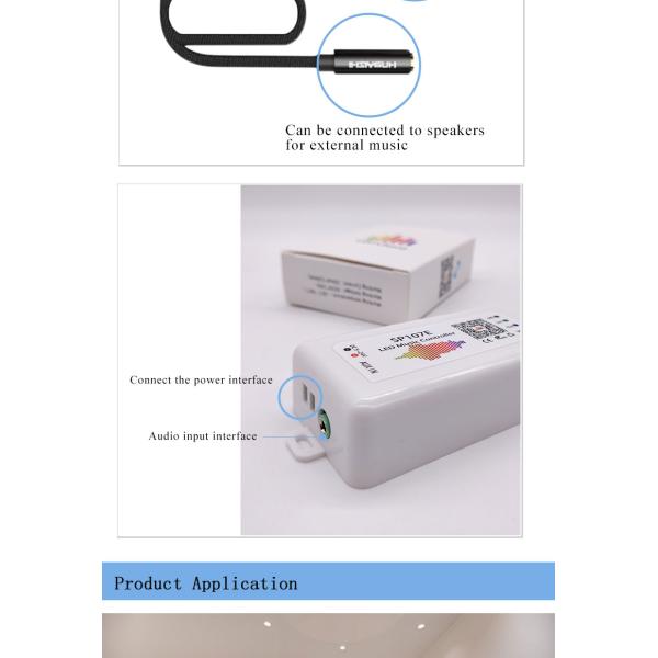 Smart SP107E LED Music Controller BT Music Symphony For Full Color Light