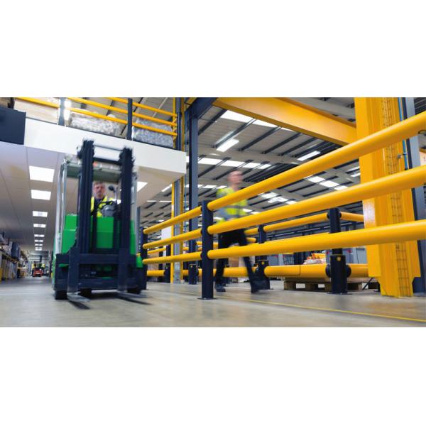 Flexible Pedestrian Barrier  Anti-Collision Guardrails Warehouse Safety Barrier Traffic Guardrails