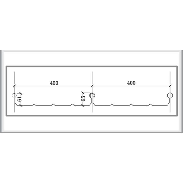 Straight & Tapered Standing Seam Roof Roll Forming Machine 7.5KW