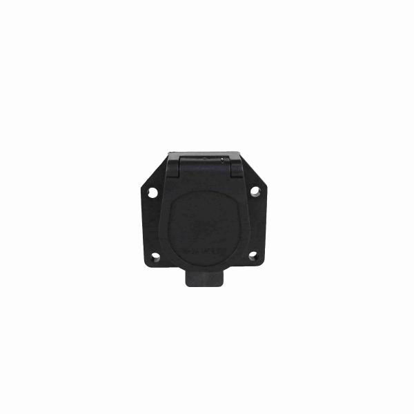 Black Color Trailer Connector Socket 7 Pin Female Connector Small Size