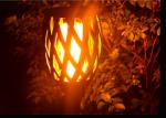 Flickering Solar Led Garden Lights With Dance Flame For Pathway Yard Decoration