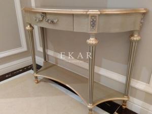 China Art deco console table mirrored console table antique apricot console table FH-108 on sale