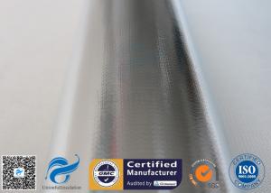 Quality Heat Reflective 0.43MM 480G Aluminium Foil Fiberglass Cloth SDS Certification for sale