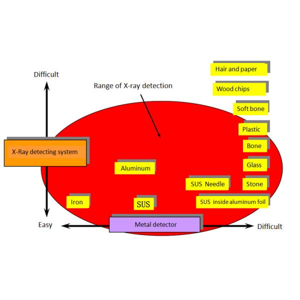 Capacity 2TPH X Ray Inspection Machine For Bulk Chick Peas Sorting