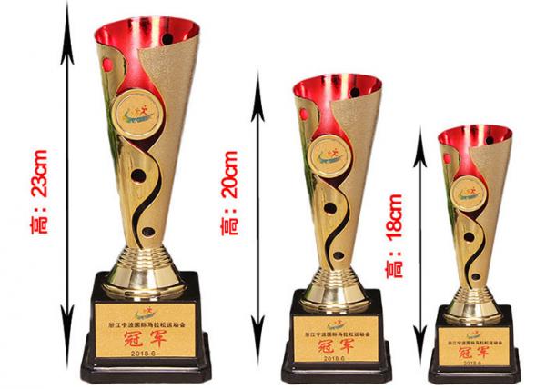 Buy Colorful Plating ABS Plastic Trophy Cup Custom Design And Logo Accepted at wholesale prices