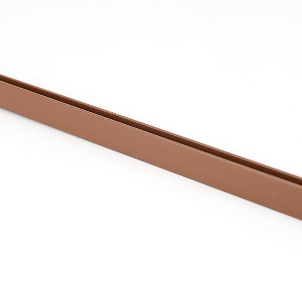 Extrusion PVC Flat Bar Black Solid Liner Plastic Strip Profile