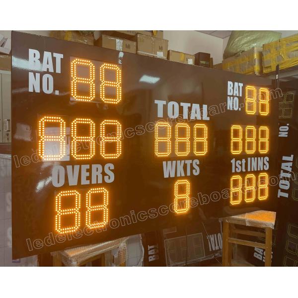 External Antenna LED Cricket Scoreboard Electronic With Long Control Distance