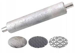 China Customized Emboss Cylinder Steel Embossing Roller For Leather Machine on sale
