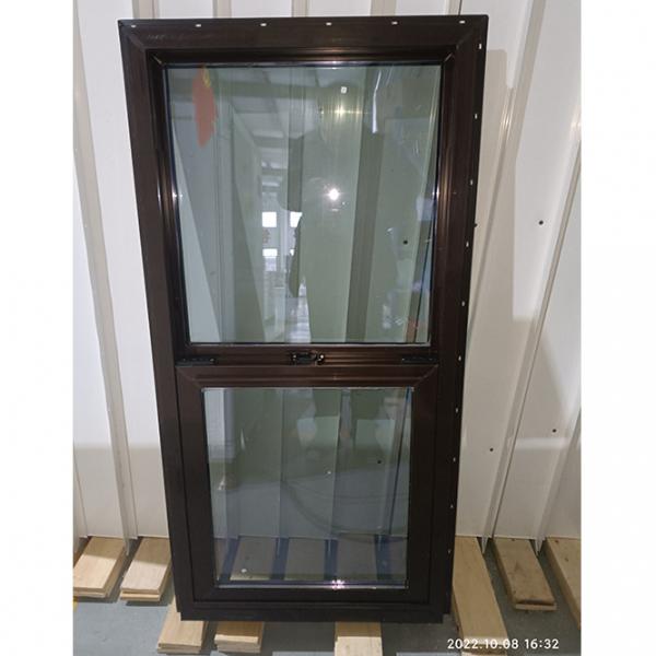 Crescent Lock Top Fixed Sash Single Hung Windows UPVC Lower Panel Low-E Glass