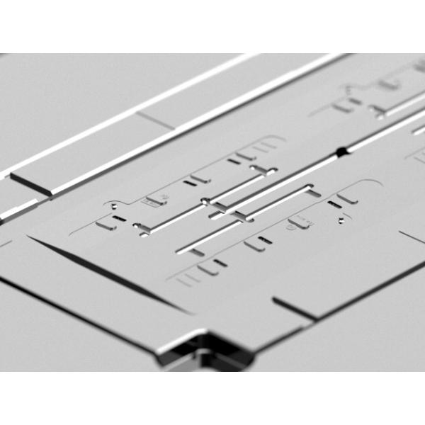 OEM / ODM : Polypropylene Injection Molding & Transparent Router Light Guide Plate (1*4) No.23893