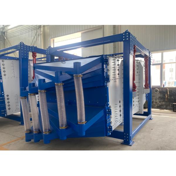 Square Gyratory Swing Screen Quartz Sand Sieving Machine For Fine Screening