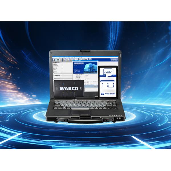 For Knorr-Bremse Neo Udif Knorr Diagnosis Interface With Cf53 Laptop Knorr Bremse Wabco Diagnostic Kit Trailer Brake Diagnostic Tool