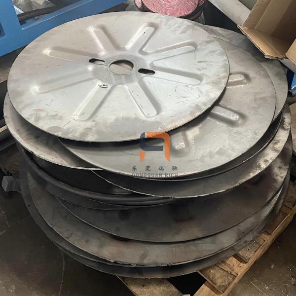 Corrugated Bobbin Beading Cable Reel Machine , Reel Wire Crimping Machine