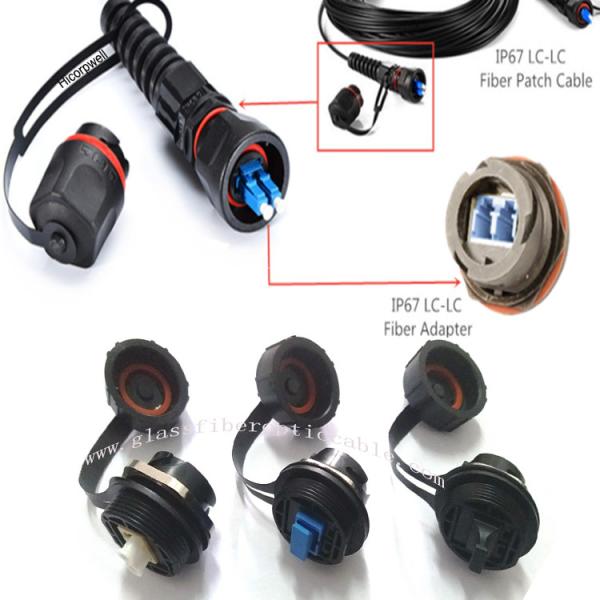 IP67 Waterproof Distribution Box 6 8 12 Port ODVA LC SC Adapters Compliant Plug 4.8mm To 7.0mm OD