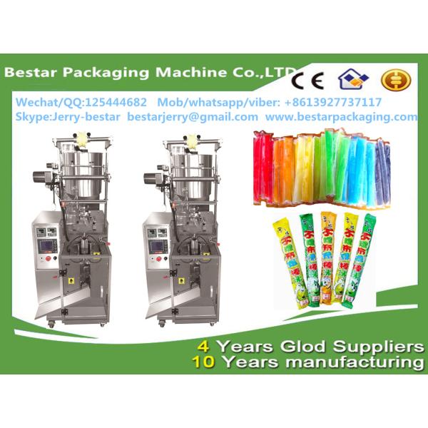 Automatic popsicle ice lollipop ice rolly fully automatic vertical packing