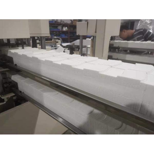 1/8 Fold Cotton Napkin Paper Making Machine For Fabric Cutting 1-3 Layer 380V 4.5KW