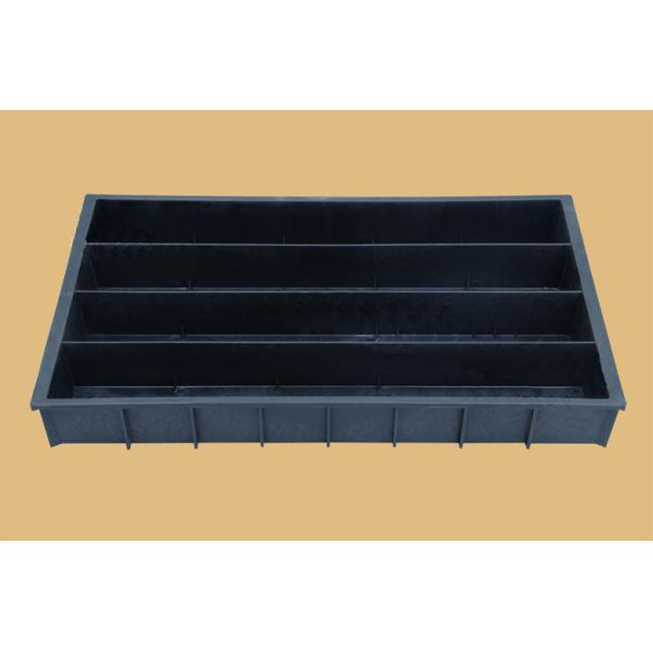 High Intensity Plastic Core Tray For Coal Mining / Black Strong Drill Core Trays