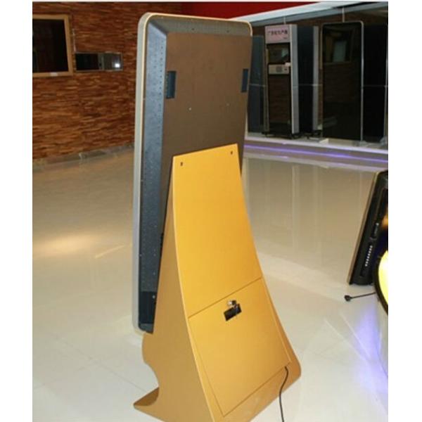 floor standing 32inch LCD POP advertising shoe polishing clean machine