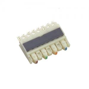 China 110 IDC Terminal Block For Telecommunication , Cat5e 4 Pairs 110 Connecting Block on sale