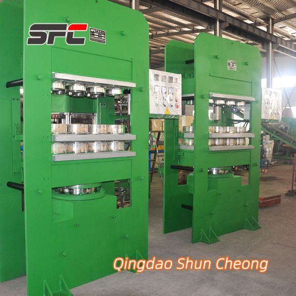CE/ISO9001 Certified Hydraulic Frame Vulcanizing Machine with 25-5000T Capacity and PLC Automatic Control