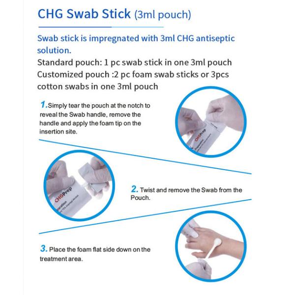 26ml 10.5ml Medical Swab Applicator Micro Alcohol Antiseptic Free