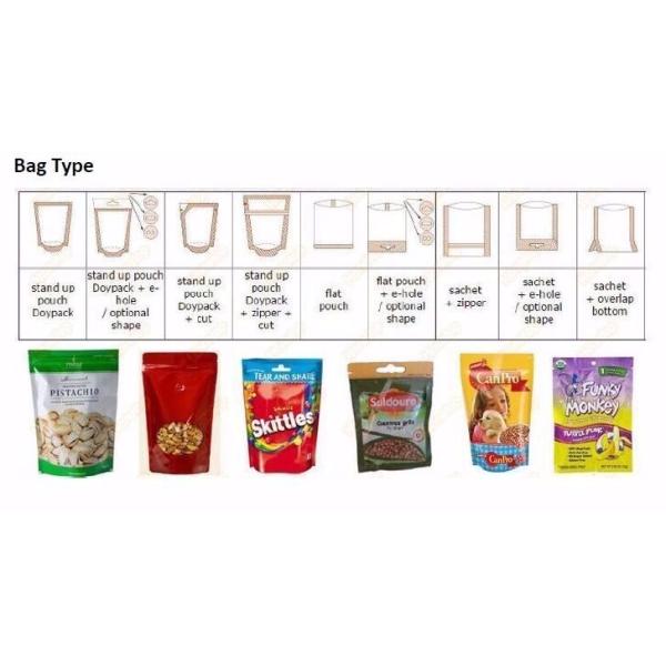 8 Stations Multihead Weigher Nitrogen Packing Machine For Snacks